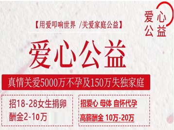 友谊捐卵助孕生子 爱心志愿者招募